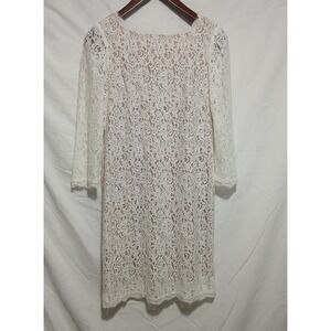 Adrianna Papell Lace Dress Cocktail Party Wedding Guest‎ Dress Size 10